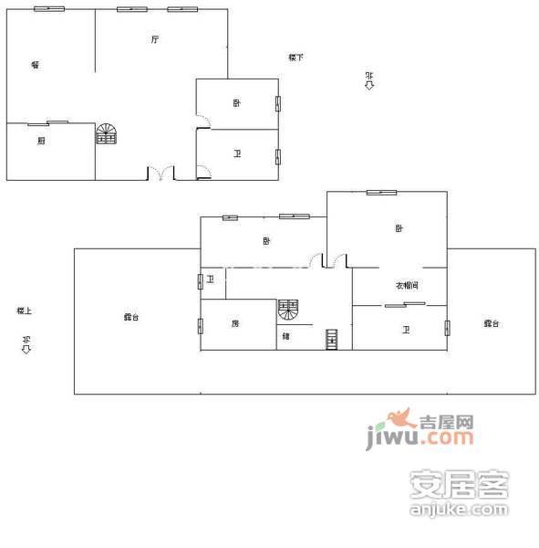 恒陇丽晶公寓4室2厅3卫146㎡户型图