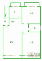 曹杨君悦苑2室2厅1卫140㎡户型图