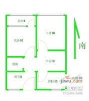 桂巷大楼2室1厅1卫75㎡户型图