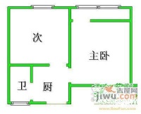 东新路137弄小区2室0厅1卫45㎡户型图