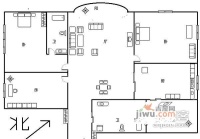 武宁苑3室2厅2卫160㎡户型图