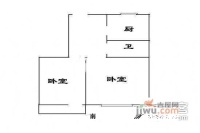 长寿新村2室0厅1卫73㎡户型图