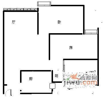 浅水湾恺悦名城2室2厅2卫122㎡户型图