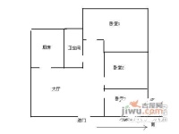 南田公寓3室2厅2卫128㎡户型图