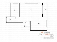 明纶园1室1厅1卫59㎡户型图