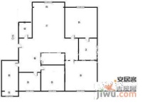 永业公寓4室2厅2卫221㎡户型图