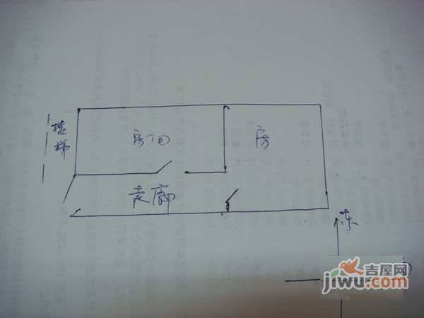 田子坊1室0厅1卫980㎡户型图