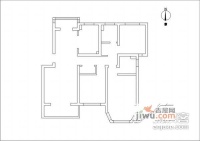 皋兰路洋房5室3厅3卫316㎡户型图