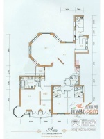 盛大兰馨公寓5室2厅3卫343㎡户型图