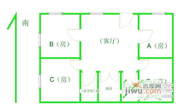 书香门第3室2厅2卫130㎡户型图