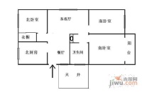 华纺小区3室2厅1卫115㎡户型图