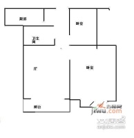 欣宏嘉园2室1厅1卫93㎡户型图