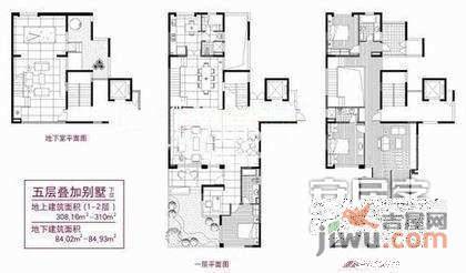 静鼎安邦府邸5室3厅5卫493㎡户型图