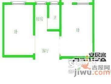 三乐新村2室0厅1卫户型图