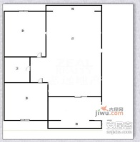 静安艺庭2室2厅2卫106㎡户型图