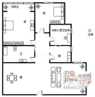 静安艺庭3室2厅2卫207㎡户型图