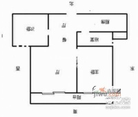 康海大楼2室2厅2卫120㎡户型图