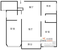 华通大厦4室2厅2卫192㎡户型图