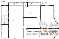 华通大厦3室2厅2卫户型图