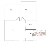 江宁大楼2室2厅1卫户型图