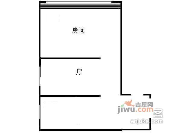 九茂小区1室1厅1卫47㎡户型图