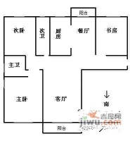 顺德苑3室2厅2卫户型图