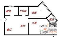 永昌小区1室2厅1卫84㎡户型图