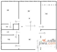 平安大厦3室2厅2卫137㎡户型图