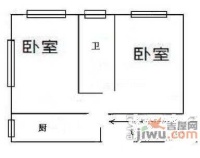 延平路235号2室1厅1卫户型图