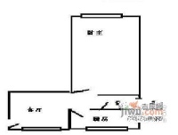 申田大楼1室1厅1卫54㎡户型图