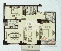 美丽园大厦3室2厅2卫197㎡户型图