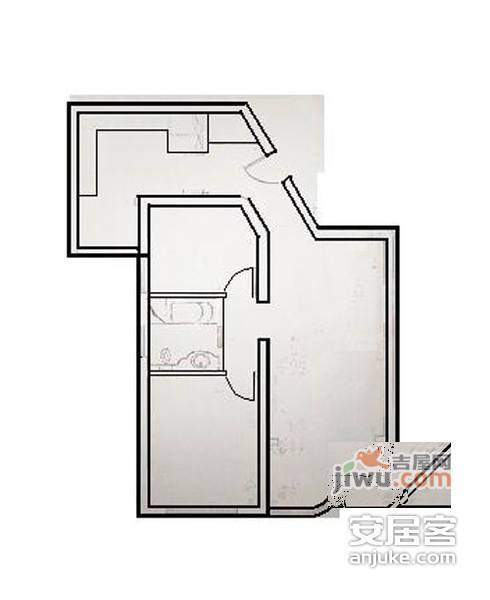 香樟花园2室2厅1卫户型图