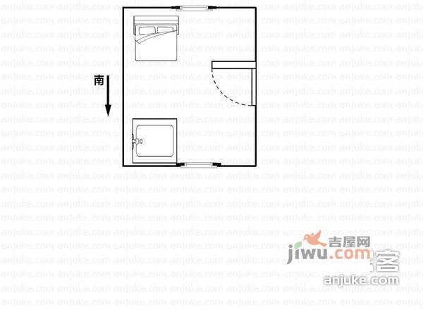 静安安乐坊1室0厅1卫222㎡户型图