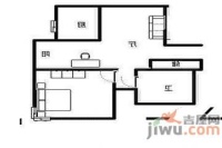 四方新城1室1厅1卫75㎡户型图