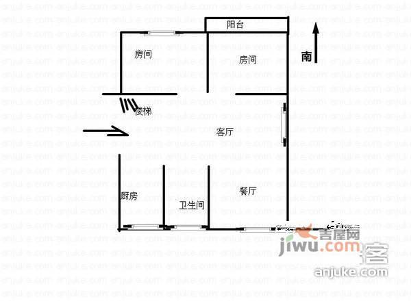 真新新村嘉德坊3室3厅2卫户型图