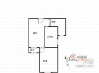 丽江佳苑1室1厅1卫61㎡户型图