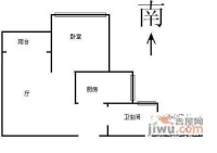 江桥三村五街坊1室1厅1卫户型图