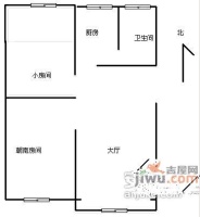 嘉定金华新村2室1厅1卫126㎡户型图