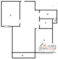 嘉定金华新村2室2厅1卫71㎡户型图