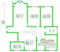 泰宸家园3室2厅2卫户型图