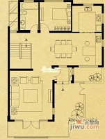 龙湖郦城3室2厅1卫115㎡户型图