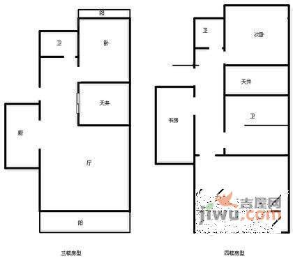 金地格林世界圣琼斯湾4室2厅3卫245㎡户型图