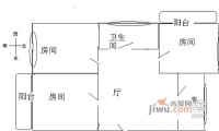 桃源新村3室1厅1卫88㎡户型图