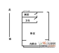 复兴小区1室0厅1卫户型图