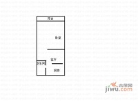 瞿二小区1室1厅1卫301㎡户型图