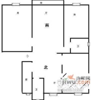 黄浦国际3室2厅2卫140㎡户型图