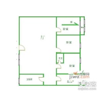 新地大厦3室2厅2卫176㎡户型图