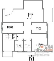 紫金苑4室3厅2卫177㎡户型图