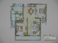 唐城公寓2室1厅1卫户型图