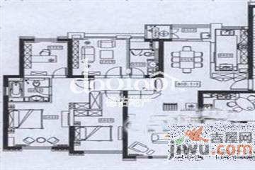 老西门公馆4室2厅2卫169㎡户型图